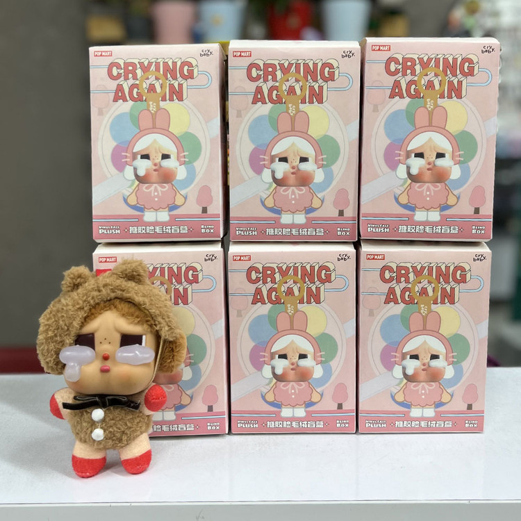 عروسک لبوبو کرای بیبی پاپ مارت